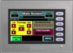 HMC Press Control Main Screen