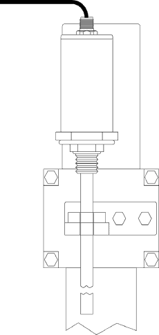 Machine Height Monitor Linear Displacement Transducer Picture